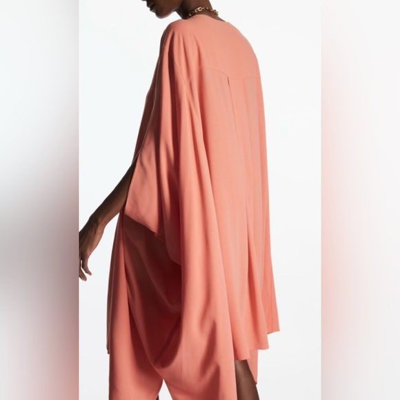 COS Asymmetrical Soft Coral Dress/Caftan - Picture 2 of 6